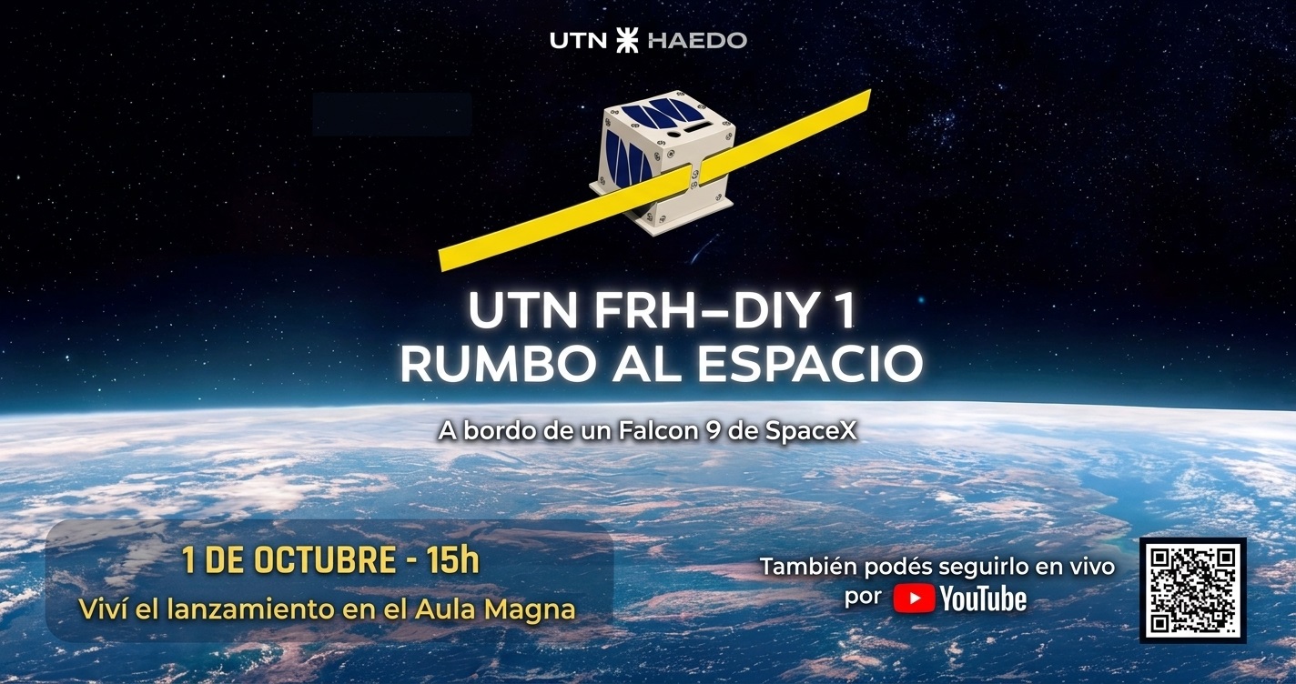 La UTN lanza su primer satélite Pocket Cube